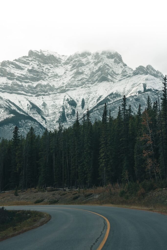 The Icefields Parkway through Banff National Park